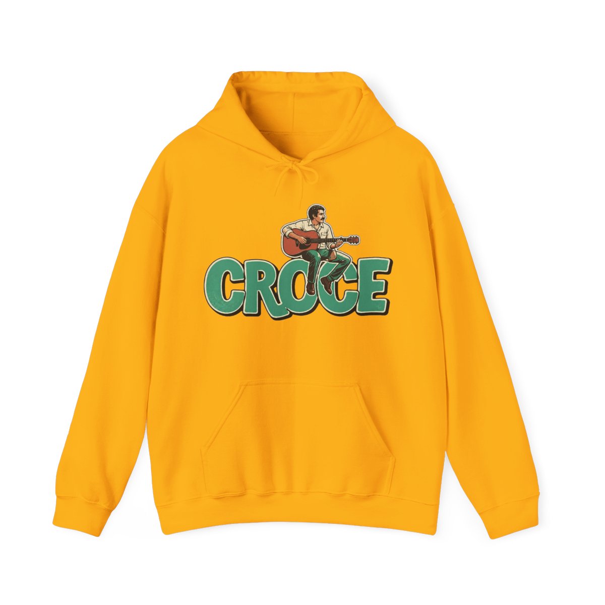 Popart Jim Croce Retro Classic Pullover Hoodie | Jim Croce Store - Official Jim Croce Merchandise Shop - alternate angle 2, merchandise
